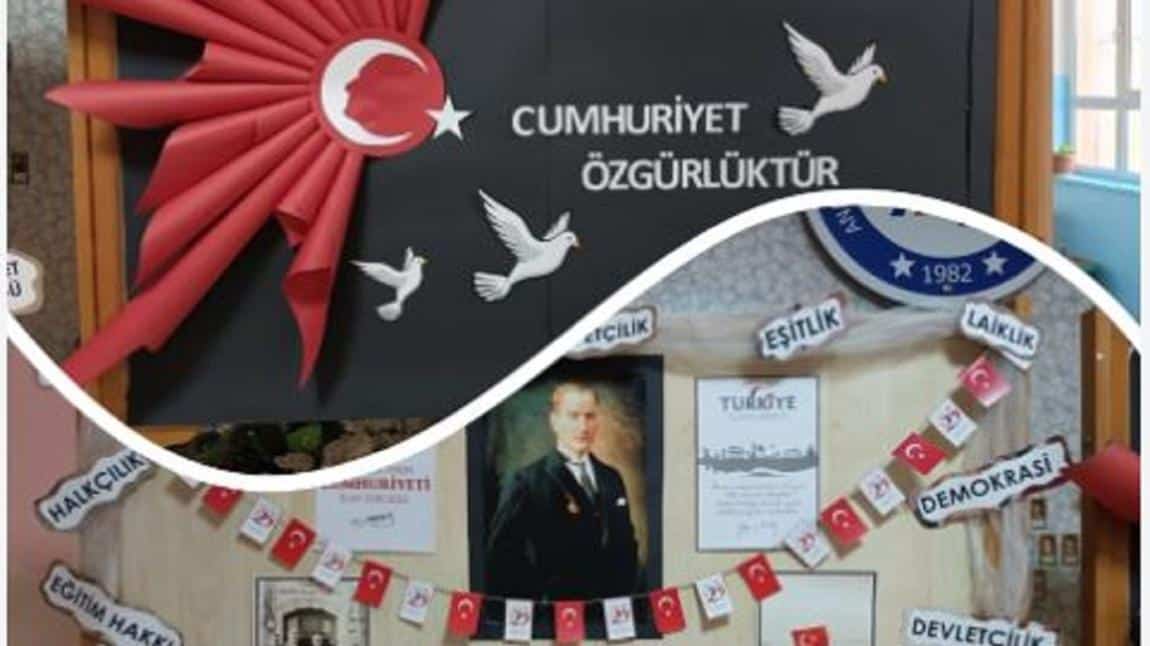 CUMHURİYET BAYRAMI OKUL PANOLARIMIZ